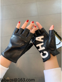 Chanel Lambskin Gloves Black 2021 102913