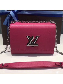 Louis Vuitton Epi Leather Twist MM Bag Freesia (Silver Hardware)