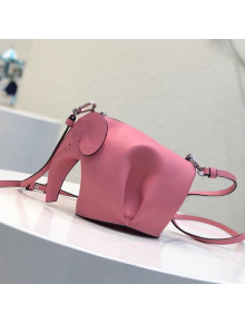 Loewe Elephant Mini Bag in Classic Calfskin Pink 2021