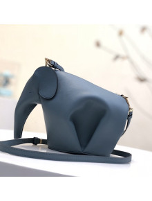 Loewe Elephant Mini Bag in Classic Calfskin Grey 2021