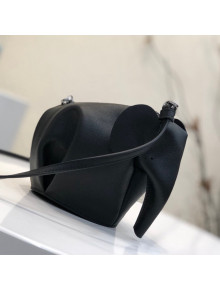 Loewe Elephant Mini Bag in Classic Calfskin Black 2021