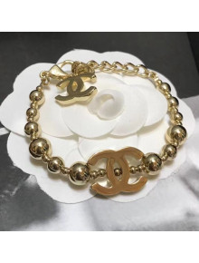 Chanel Chain Bracelet Gold 2021 04