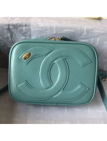 Chanel Oversize CC Logo Lambskin Zipped Belt Bag/Waist Bag Green 2019