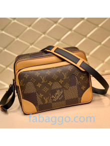 Louis Vuitton Men's Amazone Nil Messenger Bag in Giant Damier Ebene Canvas N40359 2020