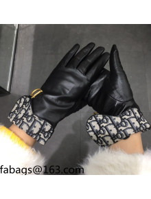 Chanel Lambskin and Cashmere Gloves Black 2021 102932