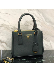 Prada Galleria Saffiano Leather Micro Bag 1BA906 Green 2020
