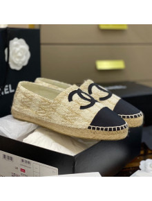 Chanel CC Check Tweed Espadrilles White/Gold 2021 20