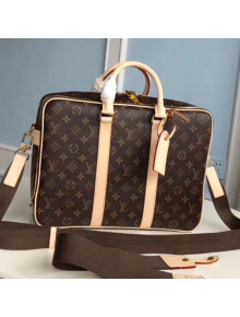 Louis Vuitton Icare Monogram Canvas Briefcase Top Handle Bag M43423 2019