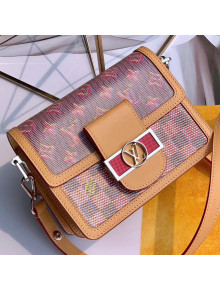 Louis Vuitton Mini Dauphine Monogram Pop Print Shoulder Bag M55454 Red 2019