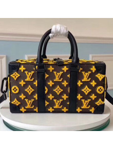 Louis Vuitton Men's Runway Box Top Handle Bag in Monogram Embroidery M44483 2019