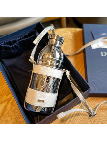 Dior Aqua Bottle 500ml with Shoulder Strap White/Silver 2022