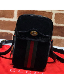 Gucci Ophidia Mini Suede Shoulder Bag 546595 Black 2019