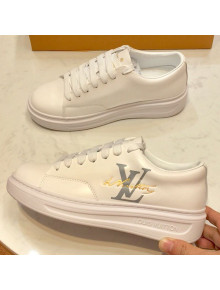 Louis Vuitton Time Out Oversized LV Sneakers White 2019(For Women and Men)