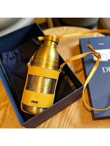 Dior Aqua Bottle 500ml with Shoulder Strap Gold/Yellow 2022