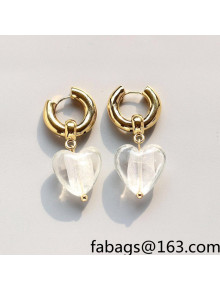 Love Short Earrings White 2021 64