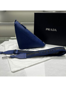 Prada Saffiano Triangle Bag 2VH155 Blue 2022