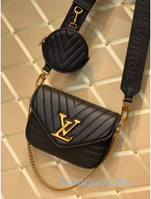 Louis Vuitton Multi Pochette New Wave Mini Bag M56461 Black 2020