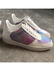 Louis Vuitton Luxembourg Low-top Leahter Iridescent Sneakers 2019 (For Women and Men)