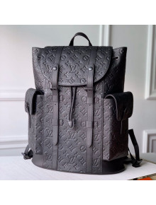 Louis Vuitton Men's Christopher PM Monogram Embossed Leather Backpack N41379 2019