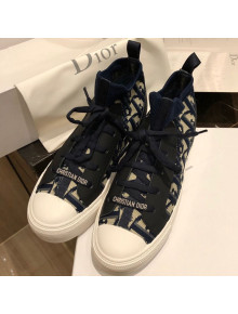 Dior Walk'n'Dior Mid-top Sneaker in Technical Knit Oblique Canvas 2019
