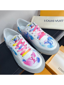Louis Vuitton LV Ollie Print Sneakers 1A8SI2 Pink 2021 (For Women and Men)