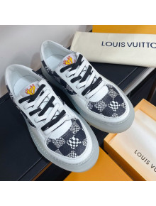 Louis Vuitton LV Ollie Damier Canvas Sneakers 1A8Q2K White 2021 (For Women and Men)