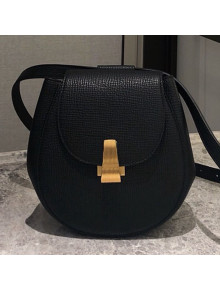 Bottega Veneta Rounded Belt Bag in Grained Leather Black 2019