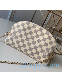 Louis Vuitton Cosmetic Pouch GM with Chain M47353 Damier Azur Canvas 2020
