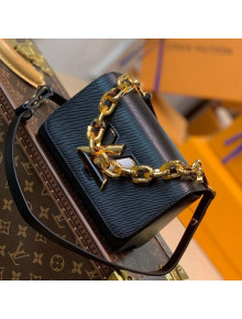 Louis Vuitton Twist PM Bag in Black Epi Leather with Stones M58566 2021