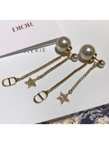 Dior Pearl Crystal Tassel Earrings 20 2020
