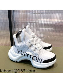 Louis Vuitton LV Archlight Leather Sneakers White 2021 112461