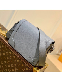 Louis Vuitton Men's New Flap Messenger Bag in Grey Taiga Leather M30808 2021