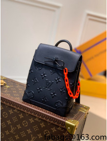 Louis Vuitton Steamer XS Monogram Leather Bag M58707 Black 2022