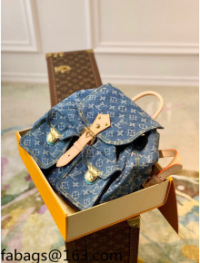 Louis Vuitton Vintage Denim Backpack M44460 Blue 2022