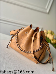 Louis Vuitton Mahina Monogram Perforated Bella Bucket Bag M57070 Clay Brown 2022