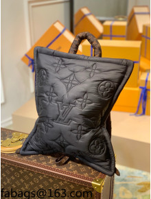 Louis Vuitton Pillow Backpack in Black Padded Nylon M58981 Black 2022