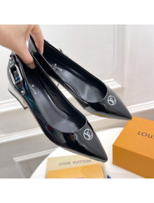 Louis Vuitton Magnetic Pumps 3.5cm in Patent Calf Leather Black 2022