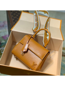 Louis Vuitton Cluny Mini Bag in Epi Leathrer M58931 Gold Miel 2022