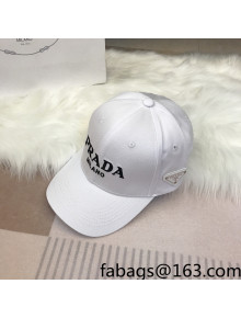 Prada Canvas Baseball Hat Black 2022 112