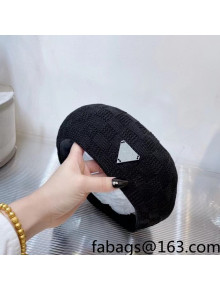 Bottega Veneta Knit Beret Hat Black 2022 26