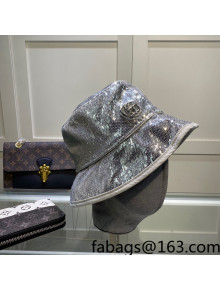 Gucci Sequins Bucket Hat Silver 2022 35