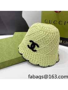 Chanel Bucket Hat Green 2022 48