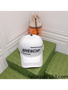 Givenchy Baseball Hat White 2022 0310138