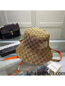 The North Face x Gucci Reversible Bucket Hat Beige/Orange 2022