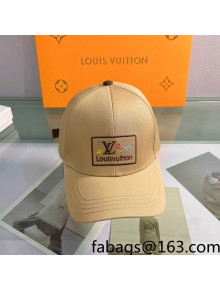 Louis Vuitton Canvas Baseball Hat Beige 2022 040203