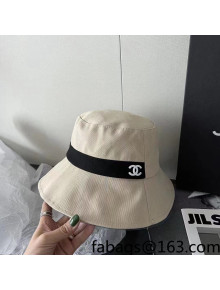 Chanel Canvas Bucket Hat White 2022 040191