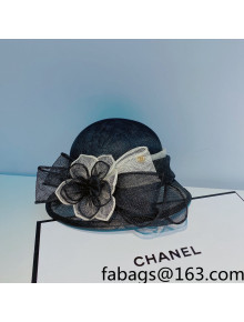 Chanel Mesh Bucket Hat Black 2022 031063