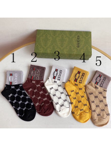 Gucci Cotton Short Socks 2022 031081