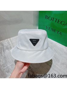 Bottega Veneta Silk Bucket Hat White 2022 0310105
