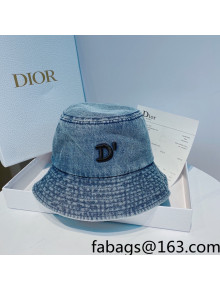 Dior Denim Bucket Hat Blue 2022 040158
